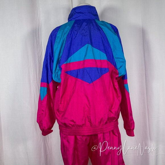 NWT Bocoo Vintage 80's Aerobic Track Suit Jacket & Pant Set - Picture 5 of 15